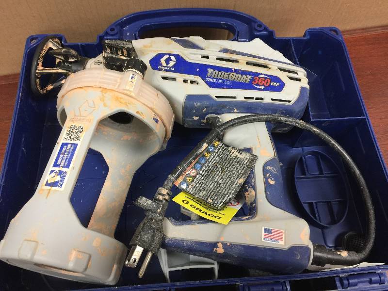 lot 26 image: Graco TrueCoat 360DSP Airless Paint Sprayer used