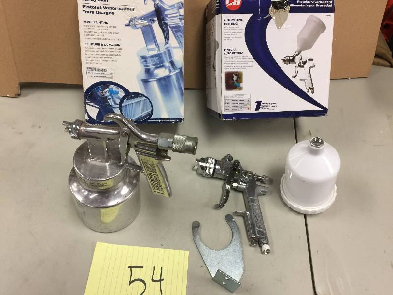 lot 54 image: Lot of 2 General Purpose Spray Guns
