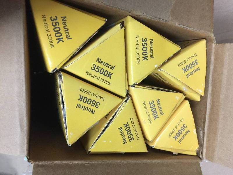 lot 92 image: Box of TOGGLED 48 in. T8 16-Watt Daylight Dimmable Linear LED Tube Light Bulb 12 tubs New