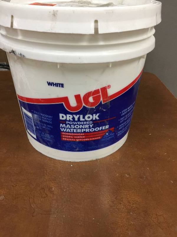 lot 103 image: DRYLOK White Powdered Masonry Waterproofer Model# 00542 New