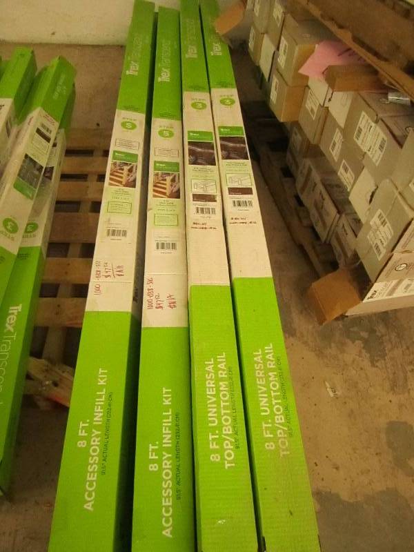 lot of 8 foot trex transcend 12- 8 ...