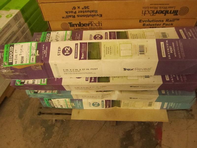 8 trex reveal 2x2x37 posts with ...