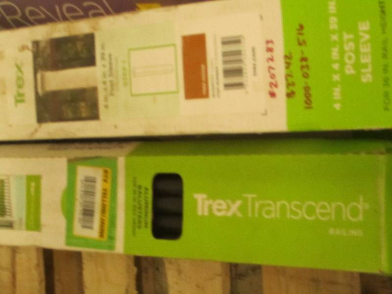 lot of 2 trex 4x4x39 post sleeves ...