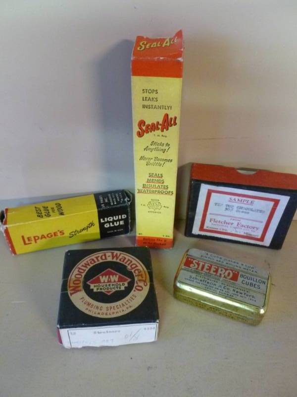 Vintage Product Boxes