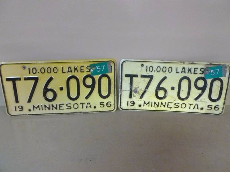 Vintage License Plate
