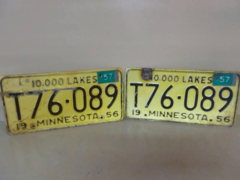 Vintage License Plate