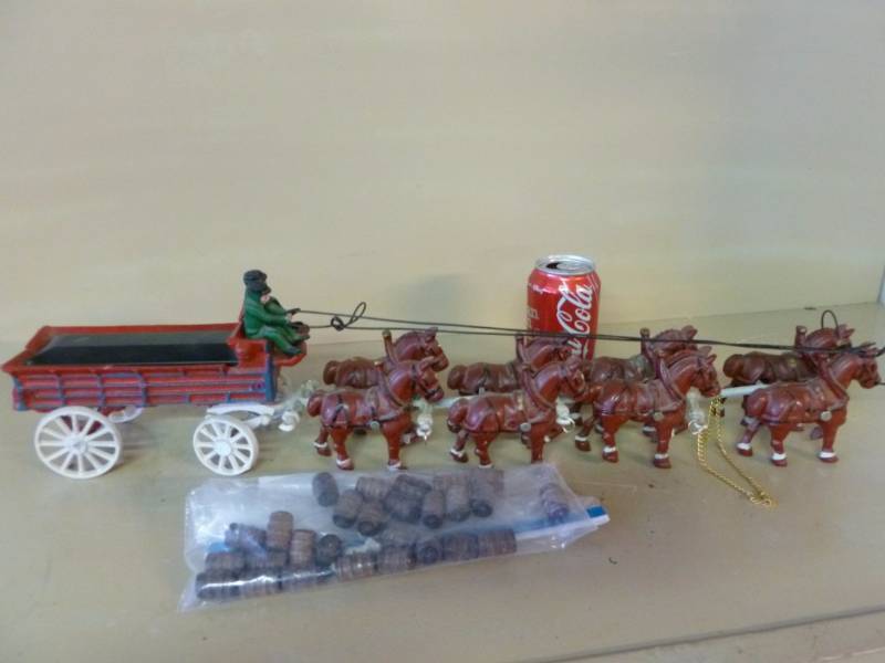 Cast Iron Horse Wagon