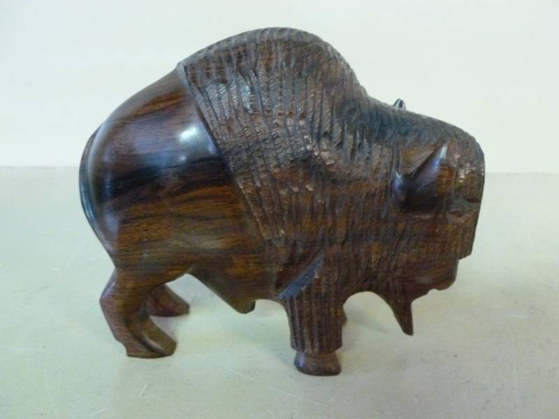 Hand Carved Buffalo