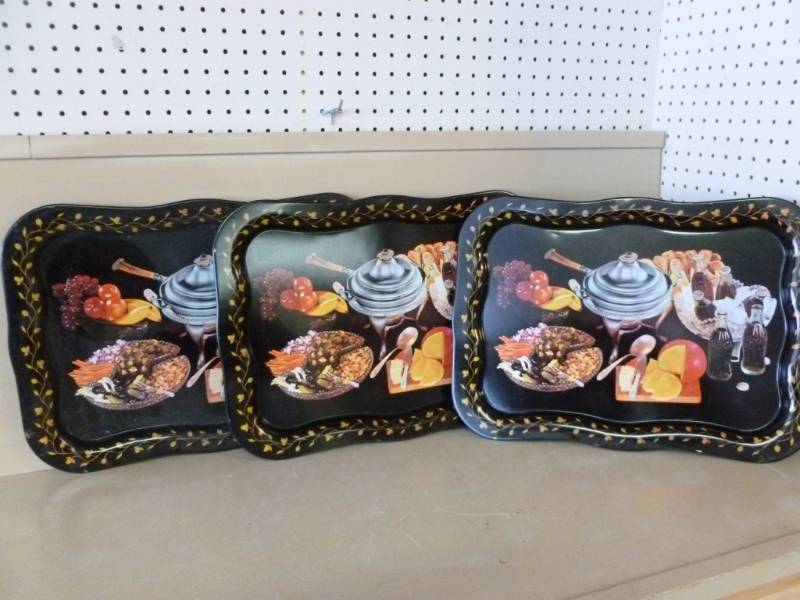 Vintage Metal Trays