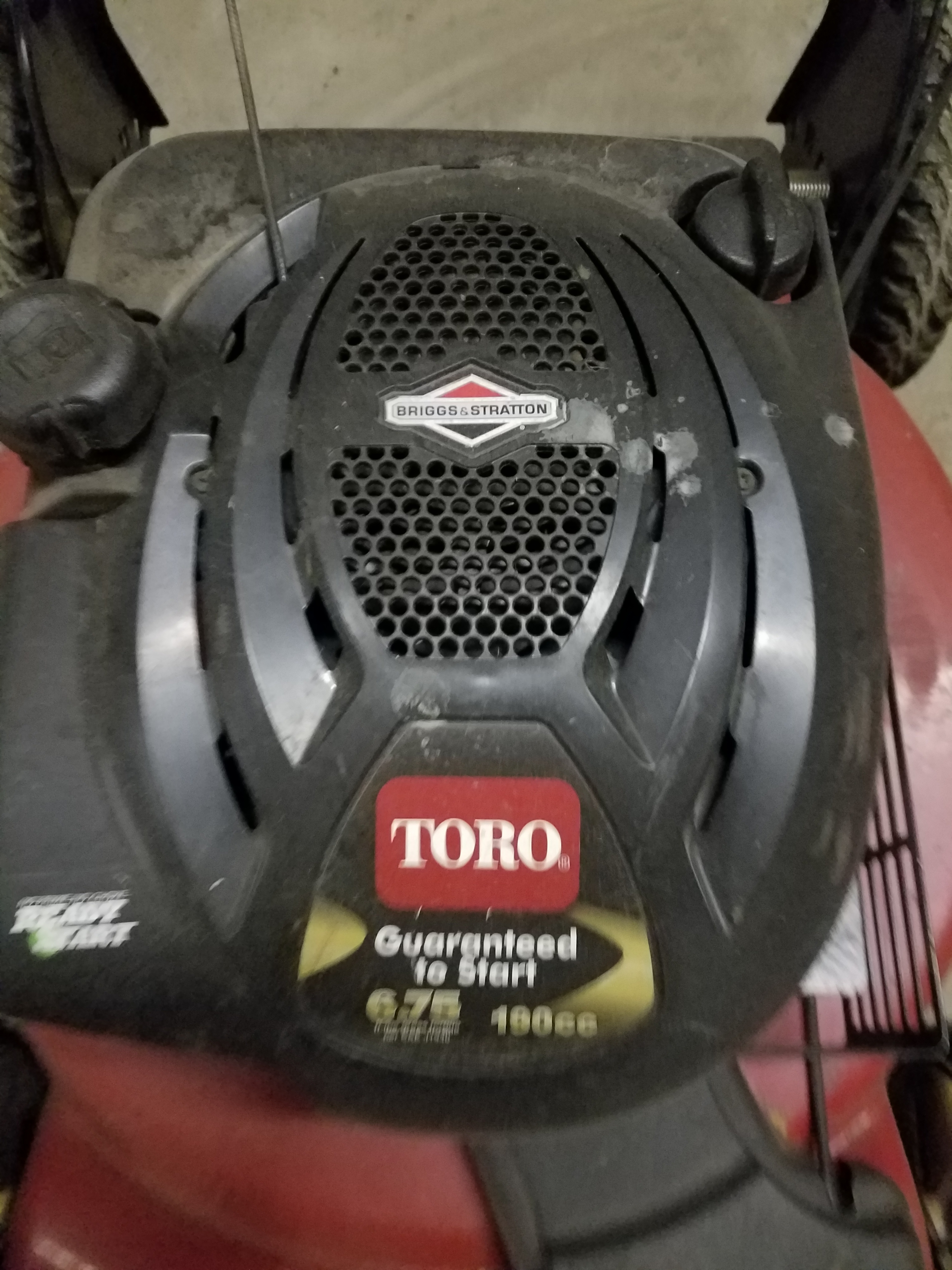 lot 38 image: Toro lawnmower