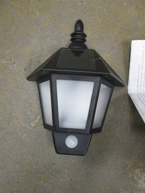 plastic LED  solar motion wall ligh...