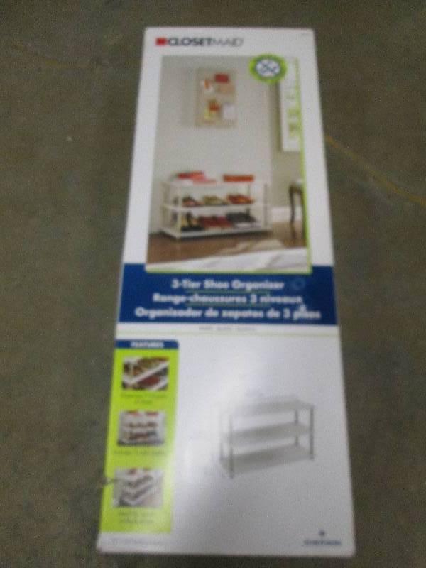 closetmaid 3 tier shoe organizer 31...