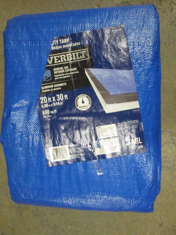 20 ft. x 30 ft. Blue Medium Duty Ge...