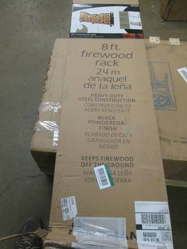 8ft firewood rack retail $40.99...