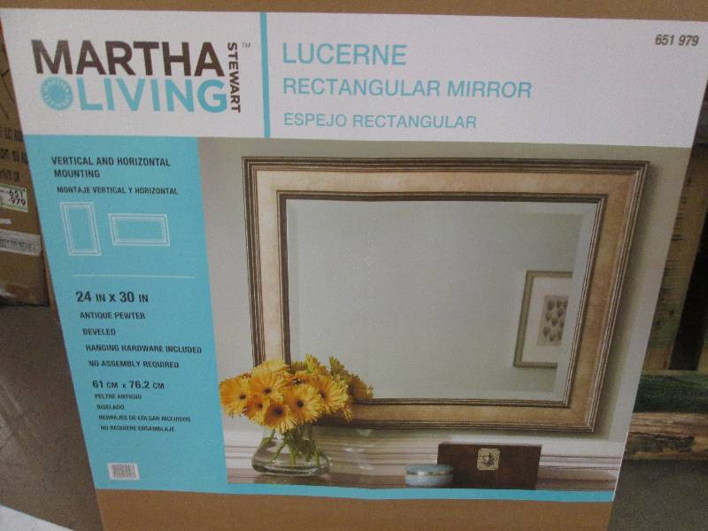 lucerne rectangular mirror 24 x 30...