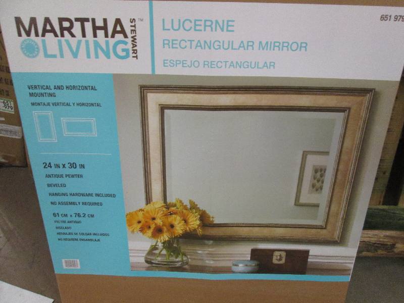 lucerne rectangular mirror 24 x 30...