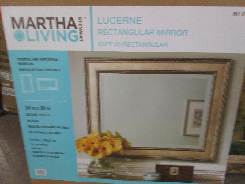 lucerne rectangular mirror 24 x 30...