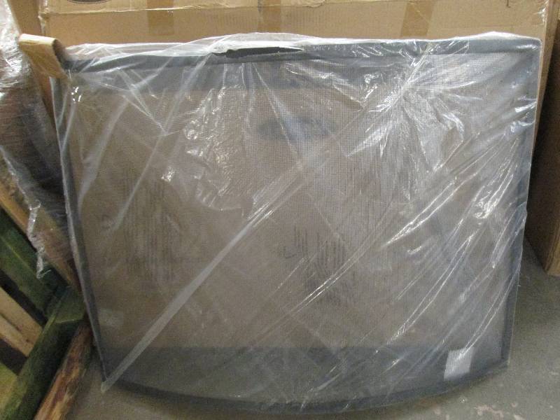 new Curved Black Wrought Iron Singl...