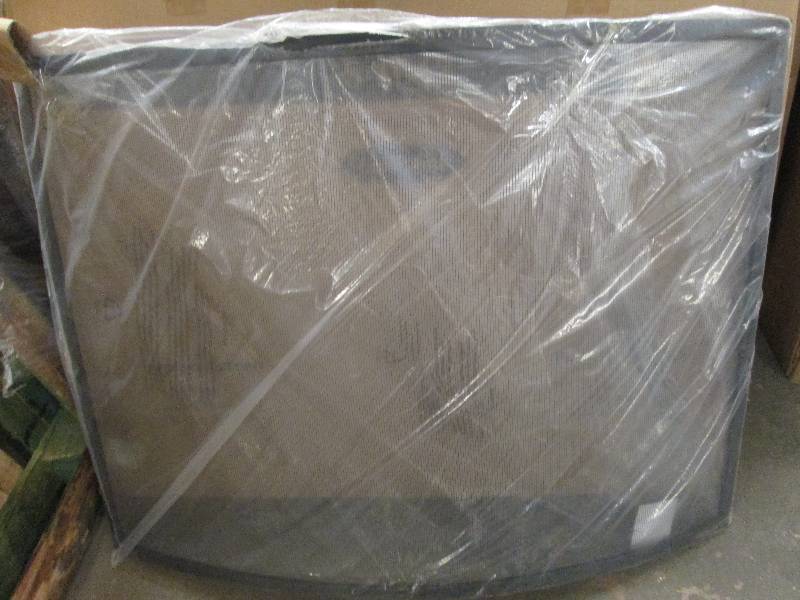 new Curved Black Wrought Iron Singl...