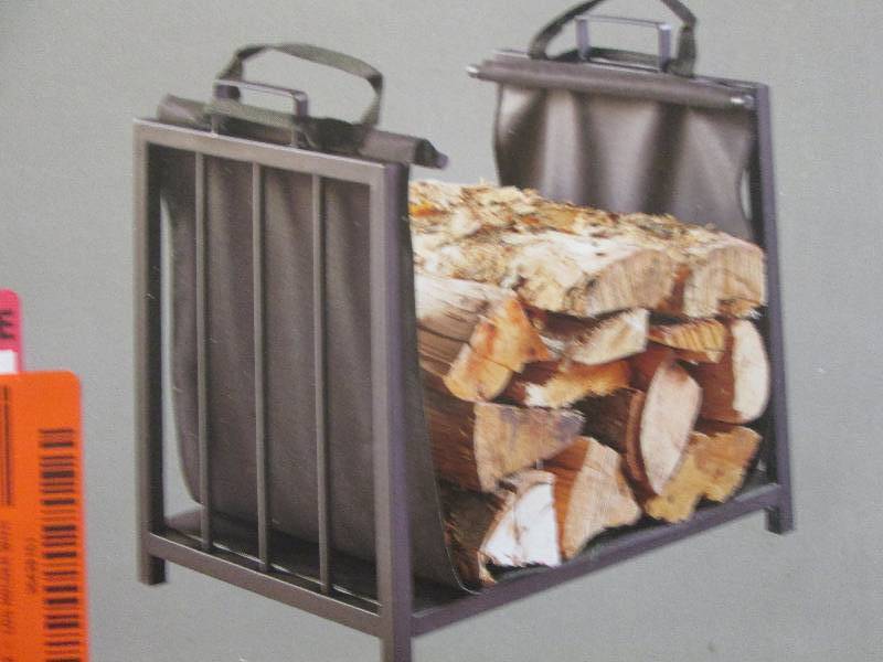 20 in. Log Holder with Tote retail ...