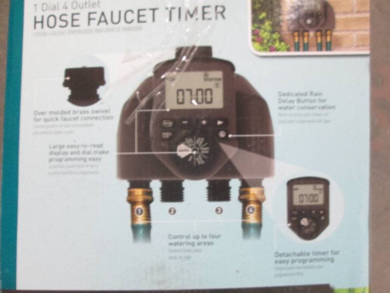 4-Outlet Integrated Watering System...