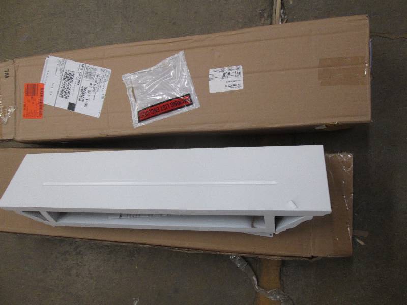 2 white floating shelfs 24 L X 5 ...