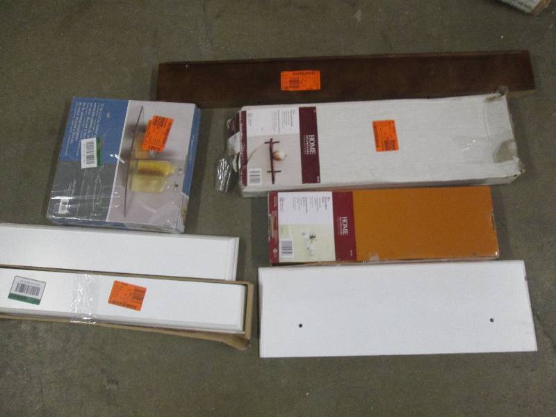 lot of 7 shelfs ...