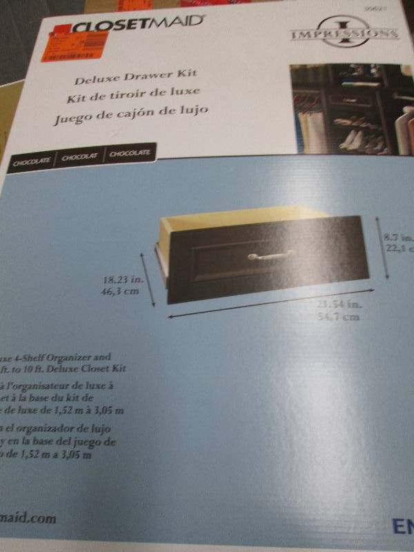 Impressions 25 in. Chocolate Wide D...