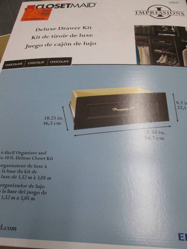 Impressions 25 in. Chocolate Wide D...