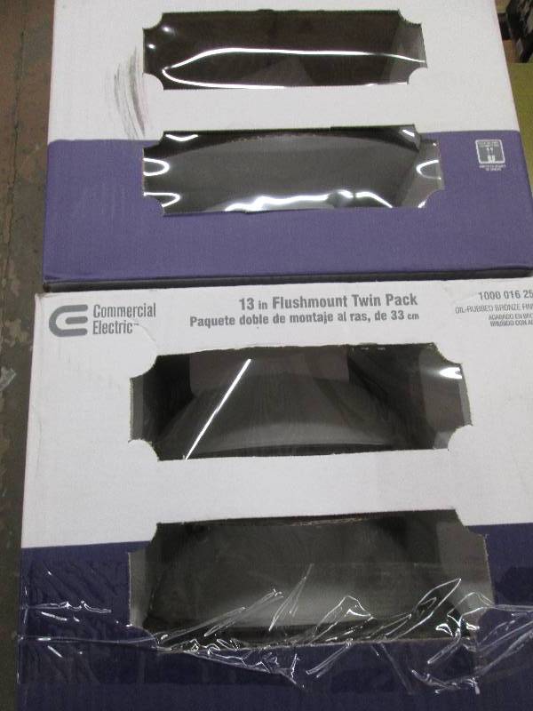 2-Light Oil Rubbed Bronze Flushmoun...