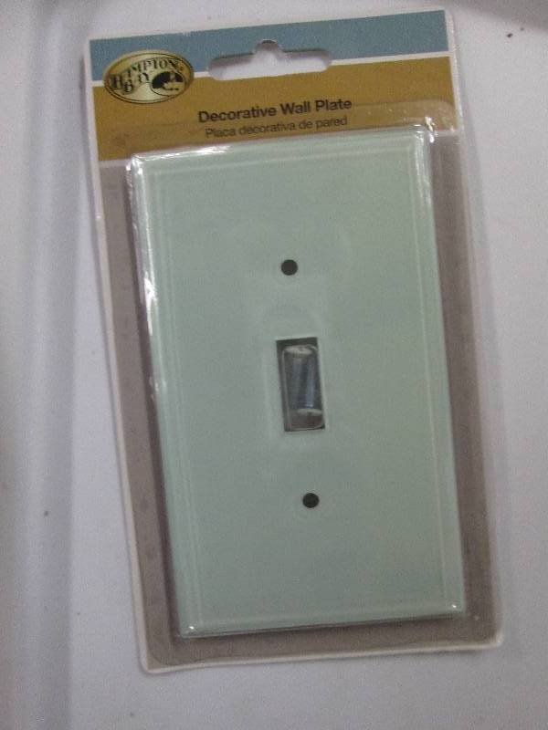 10 Acrylic Glass 1 Toggle Wall Plat...