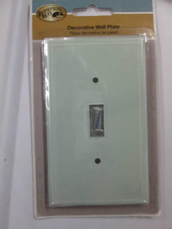 10 Acrylic Glass 1 Toggle Wall Plat...