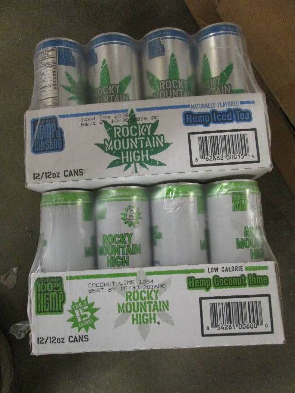 2 cases of 1212oc cans of rocky mo...