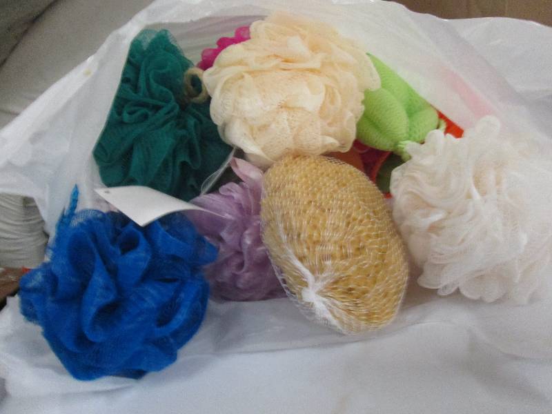 15 new bathshower scrubbys ...