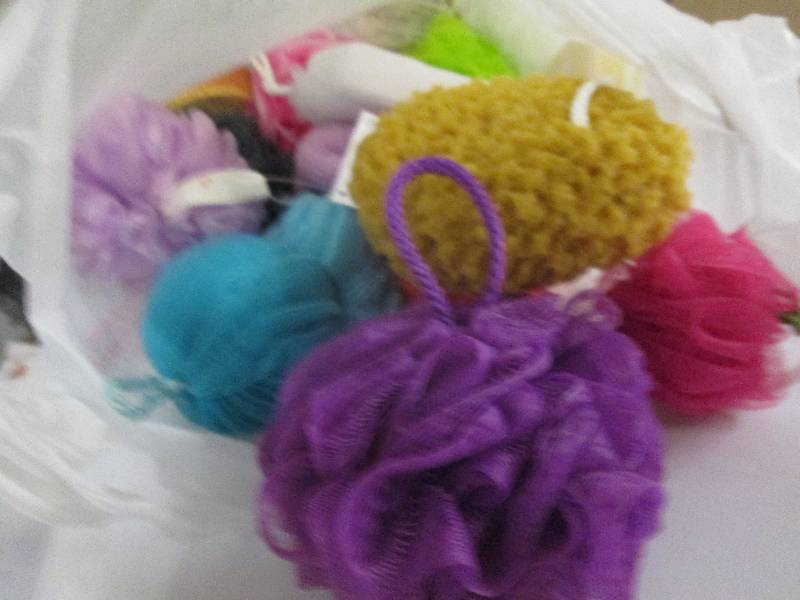 15 new bathshower scrubbys ...