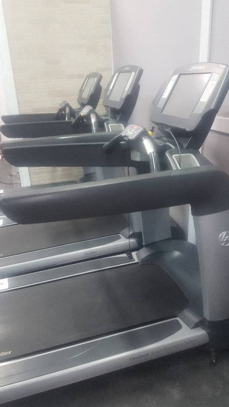 lot 1 image: Life Fitness Engage touch screen Treadmill