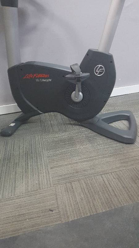 lot 9 image: Life Fitness Engage touch screen Upright Bike