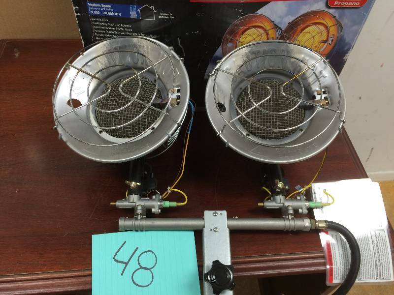 lot 48 image: Dyna-Glo 15K LP Tank Top Heater - CSA good condition