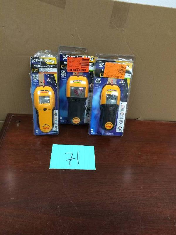 lot 71 image: zircon stud senseor hd 55 used good condition