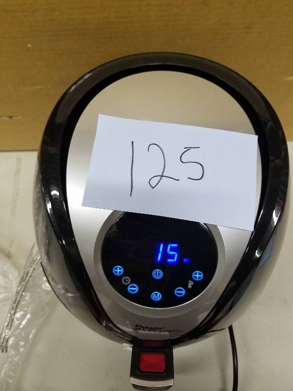 lot 125 image: Power AirFryer XL 3.4-qt. open box never used