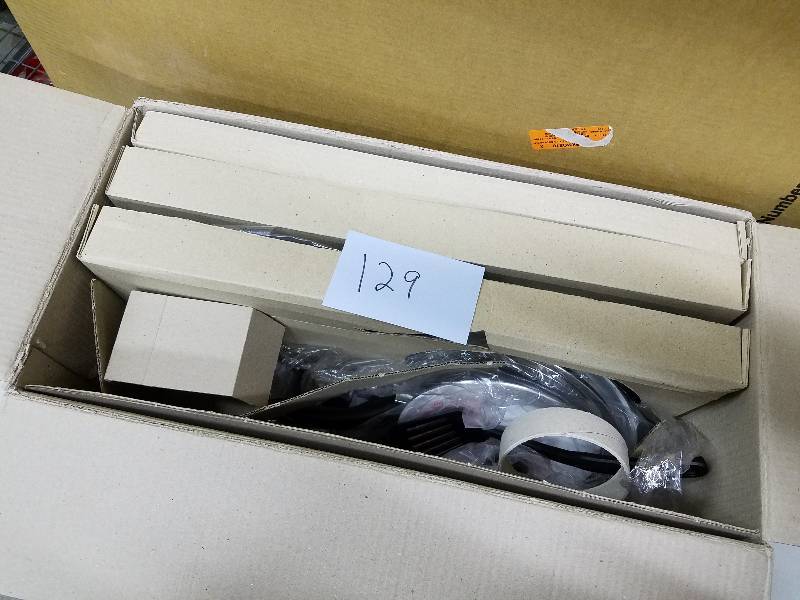 lot 129 image: Farberware Purecook Ceramic Nonstick Cookware 12 Piece CooKware Set Gray open box