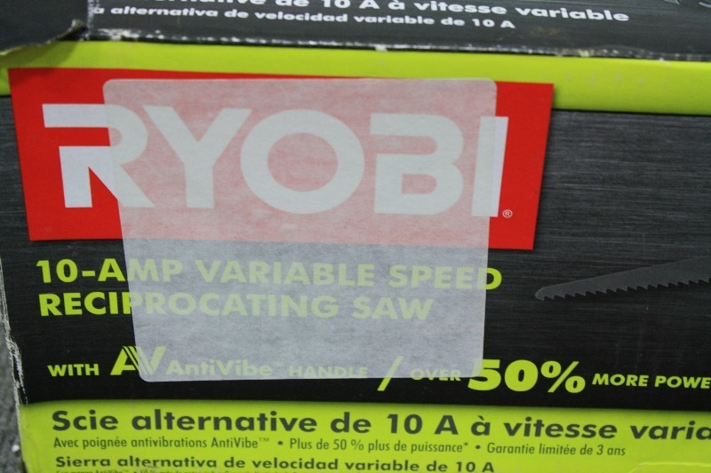 lot 174 image: Ryobi Sawzall PARTSREAPIR