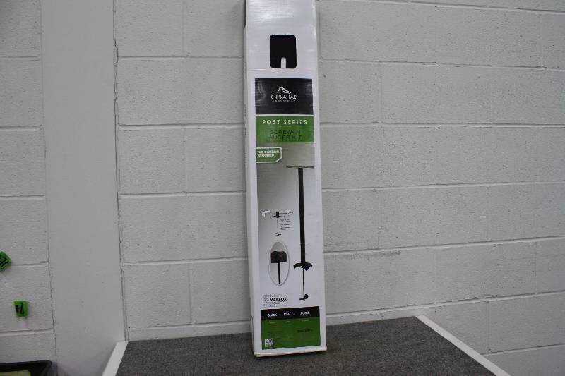 lot 37 image: Screw in Auger Mailbox Stand