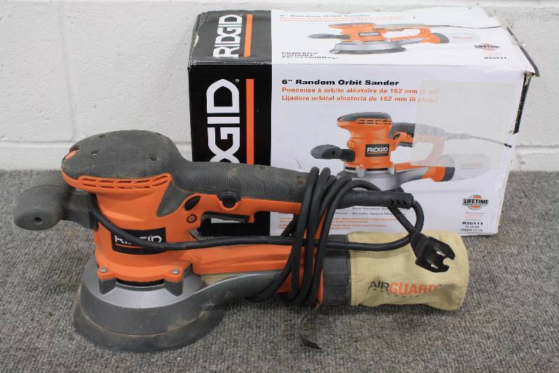 lot 49 image: 6 Rigid Orbit Sander