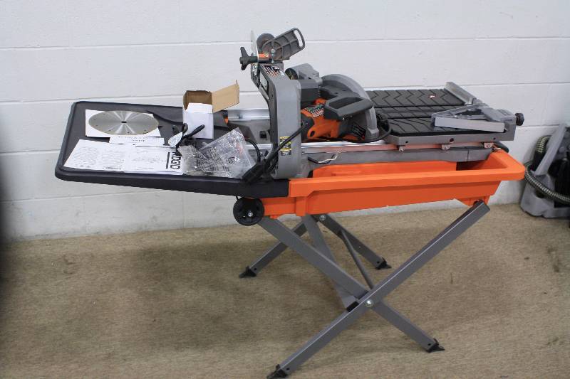 lot 50 image: Rigid 8 Tile Saw For Parts