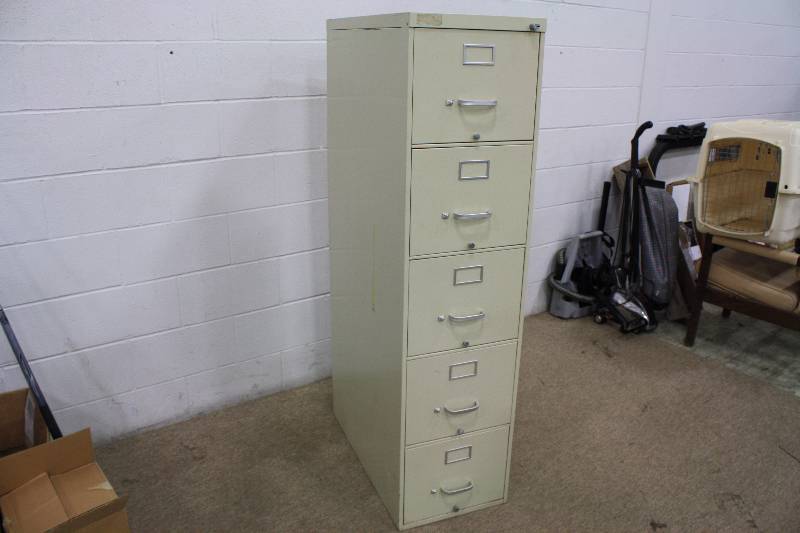 lot 111 image: 5-Drawer Office File Cabinet