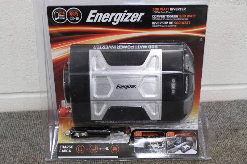lot 122 image: Energizer 500-Watt Inverter