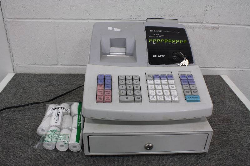lot 126 image: Sharp Cash Register