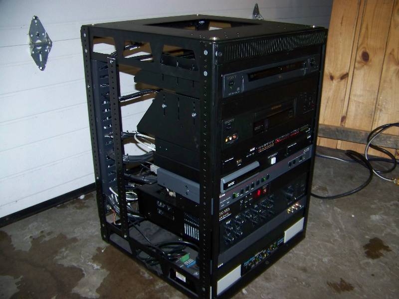 lot 40 image: Middle Atlantic, Audio  Video (AV), FULL Equipment  Component Rack and Ready to Use