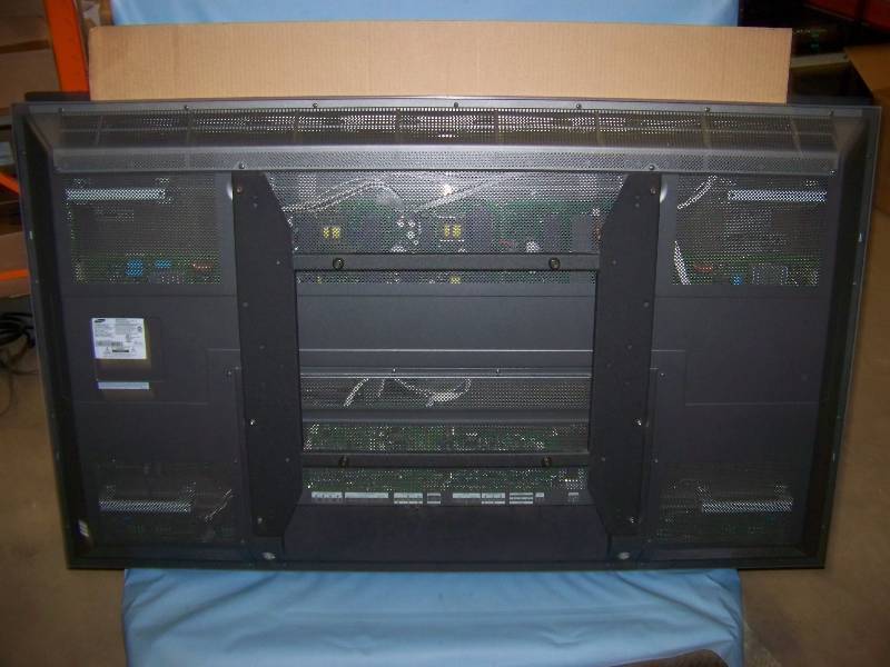 lot 5 image: 63, Samsung, HD Plasma Display  Monitor with Remote Control and Chief, Wall Mount